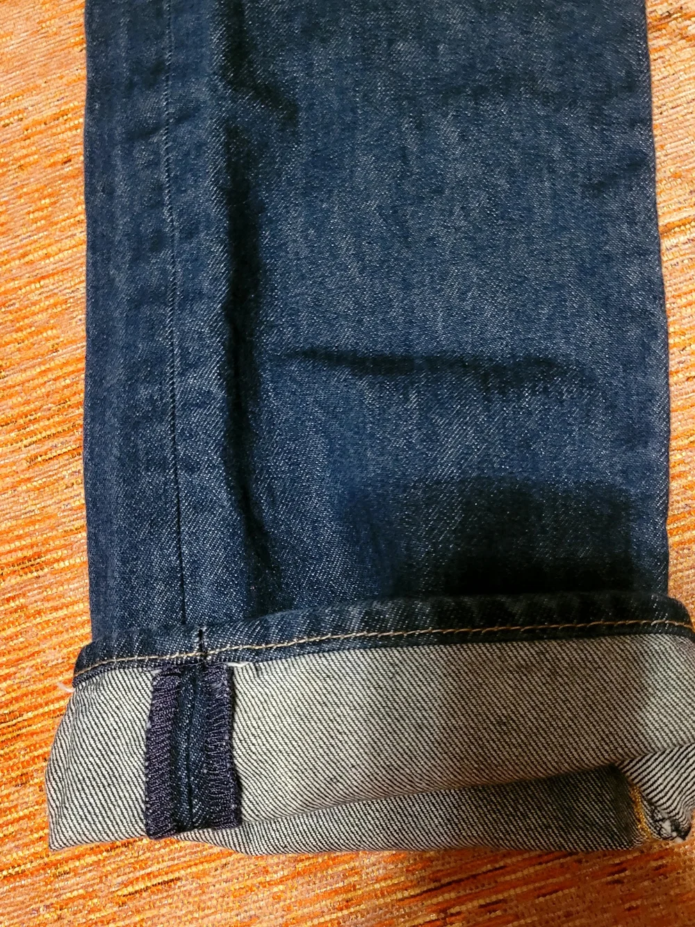 Men's Levi's 501 Straight-Leg Jeans in Dark Wash Blue Denim Button Fly
